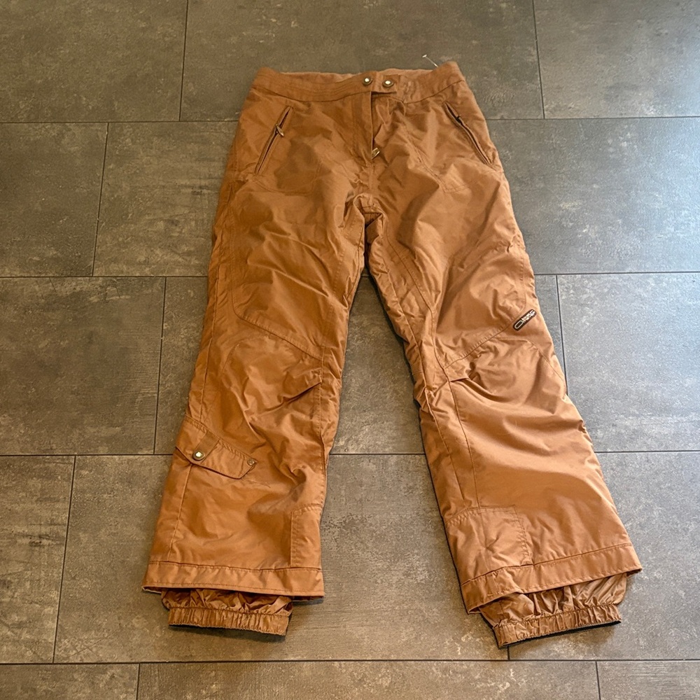 Obermeyer Kids Brown tan Snow ski Pants size 14